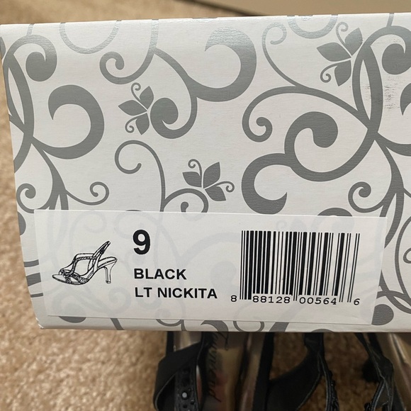 Black Gem Heels - Picture 2 of 5